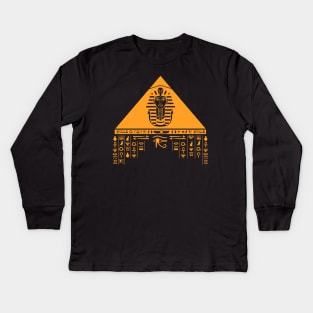 Ancient Egypt Beautiful pyramids best birthday gift Kids Long Sleeve T-Shirt